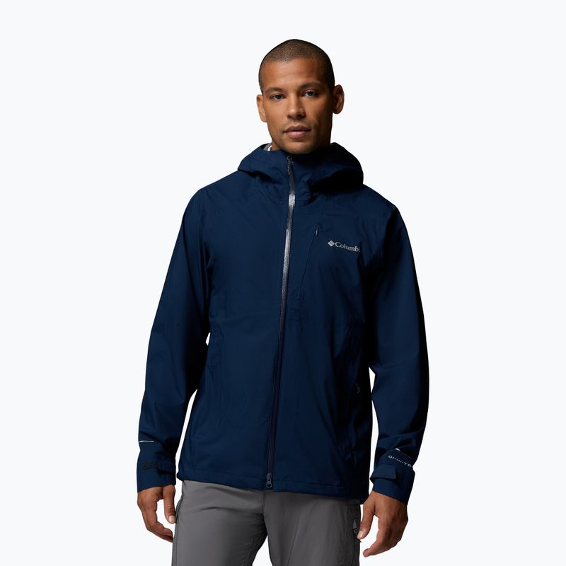 Kurtka softshell męska Columbia Trailborne 2.5L collegiate navy