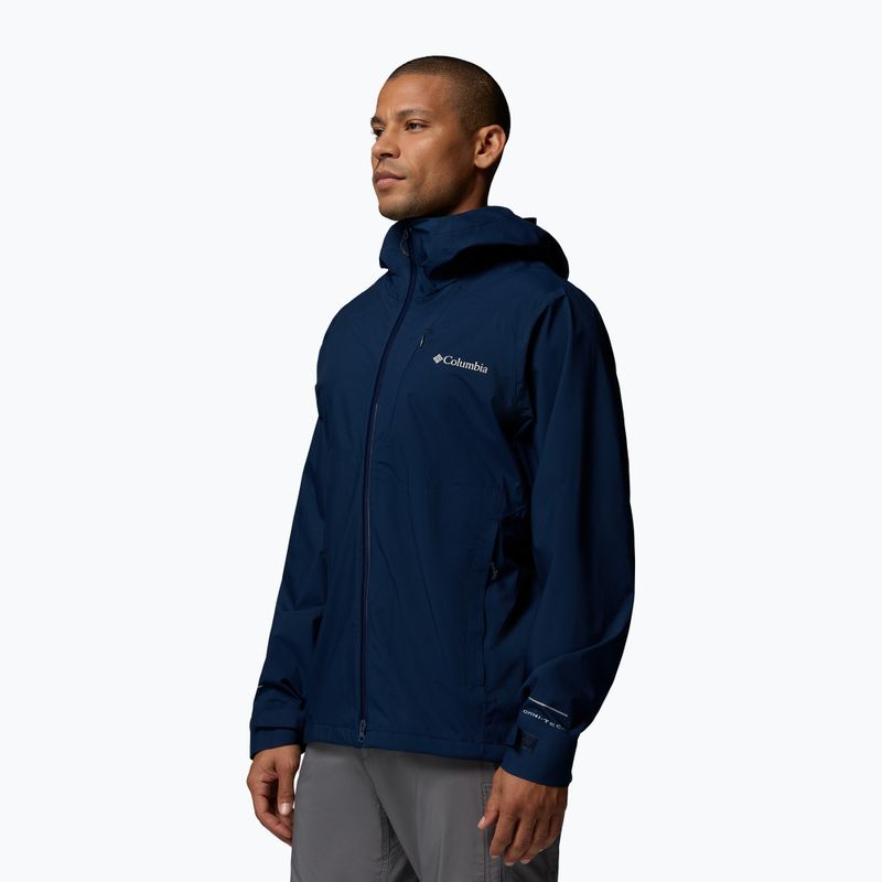 Kurtka softshell męska Columbia Trailborne 2.5L collegiate navy 4