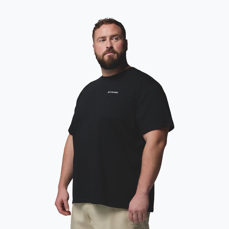 Koszulka męska Columbia CSC Outdoor back graphic black/scoped view 4