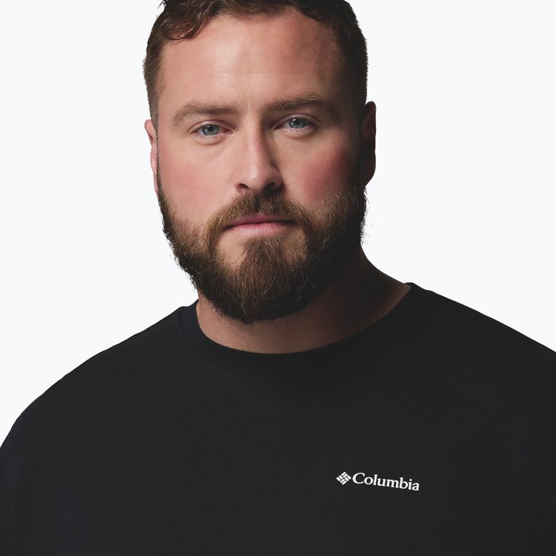 Koszulka męska Columbia CSC Outdoor back graphic black/scoped view 5