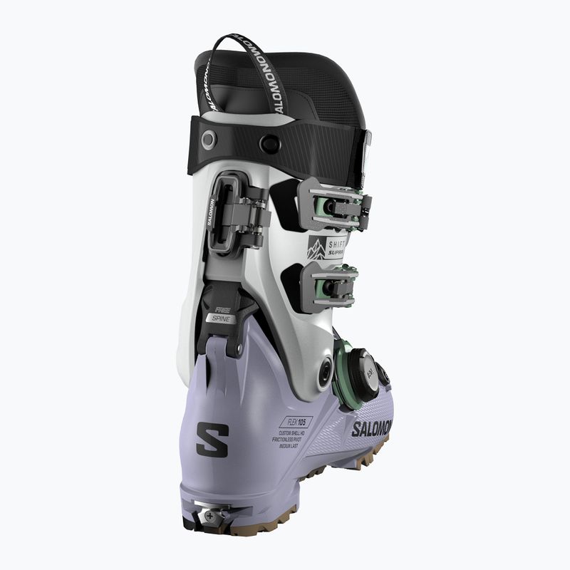 Buty narciarskie damskie Salomon Shift Supra S Boa 105 W GW cosmic sky/cool gray 5/shale green 2