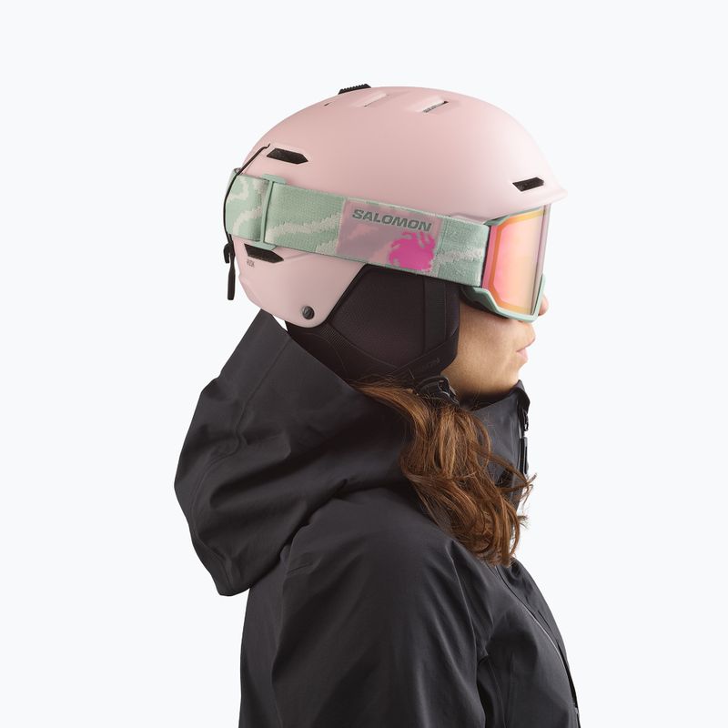 Kask narciarski Salomon Husk heavenly pink 5