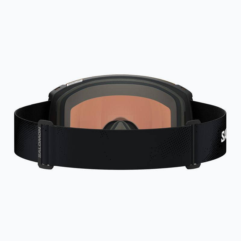 Gogle narciarskie dziecięce Salomon Radium black/mi mid red 6
