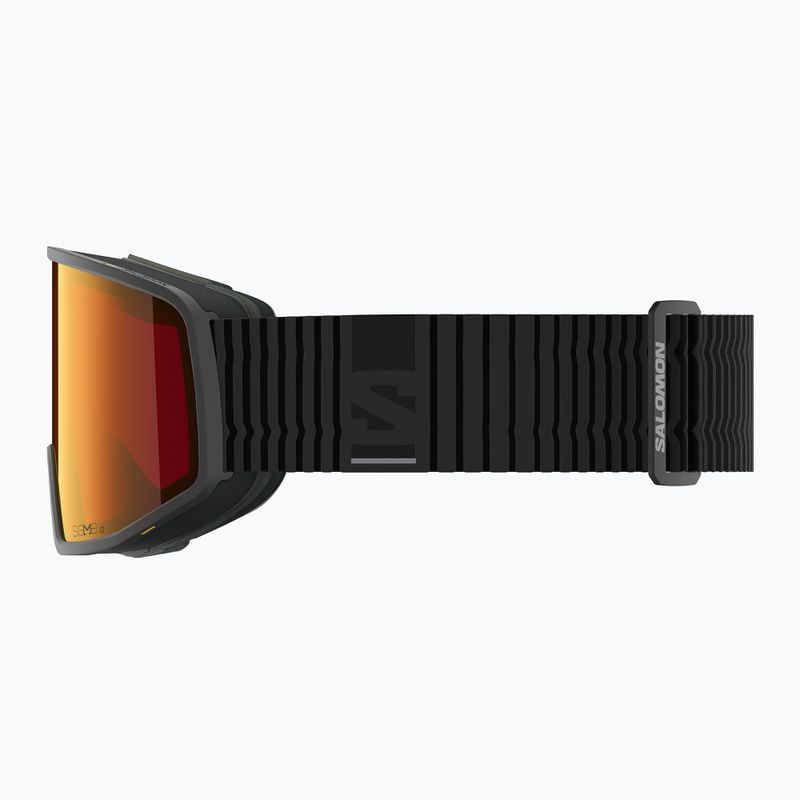 Gogle narciarskie Salomon Sentry Pro Sigma black/sigma poppy red 4
