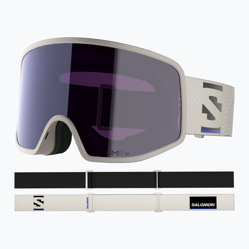 Gogle narciarskie Salomon Sentry Pro Sigma rainy day/sigma sky blue 5