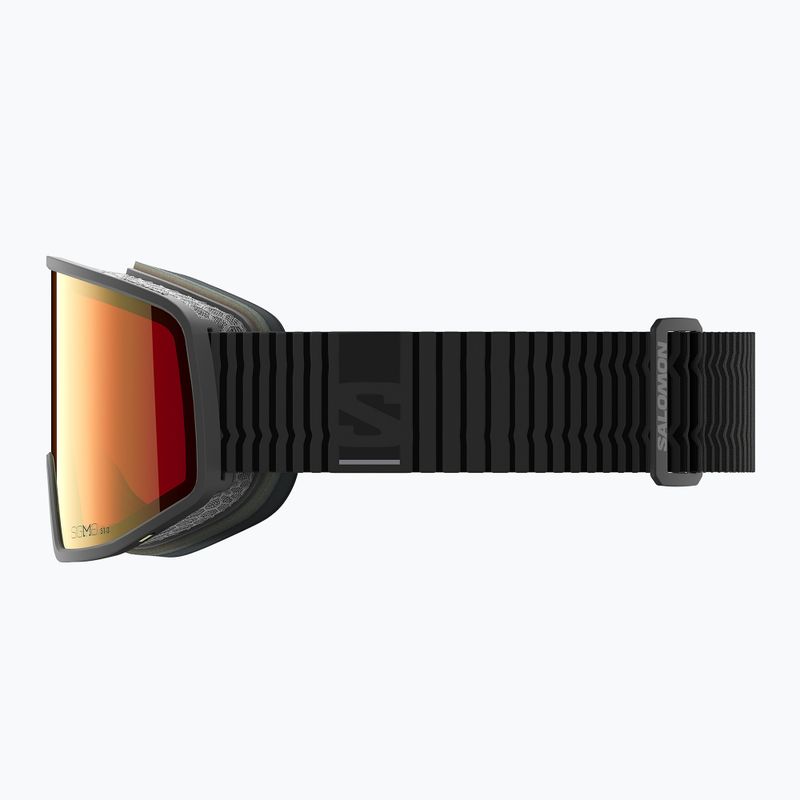Gogle narciarskie Salomon Sentry Pro OTG Sigma Photo S1-S3 black/sigma photo poppy red 4