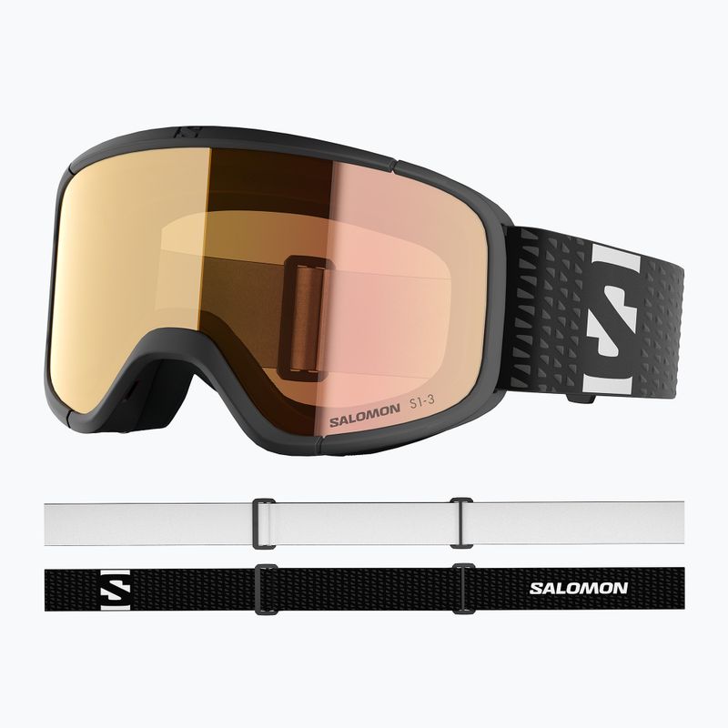 Gogle narciarskie Salomon Aksium 2.0 S Photo black/photo ml red 5