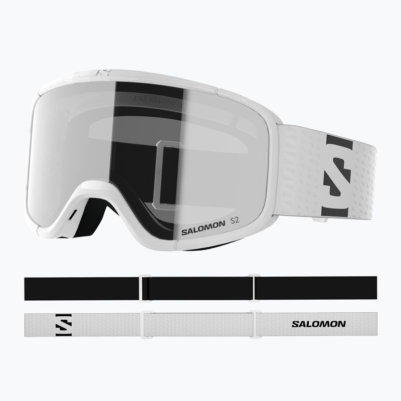 Gogle narciarskie Salomon Aksium 2.0 S white/ml super white 5