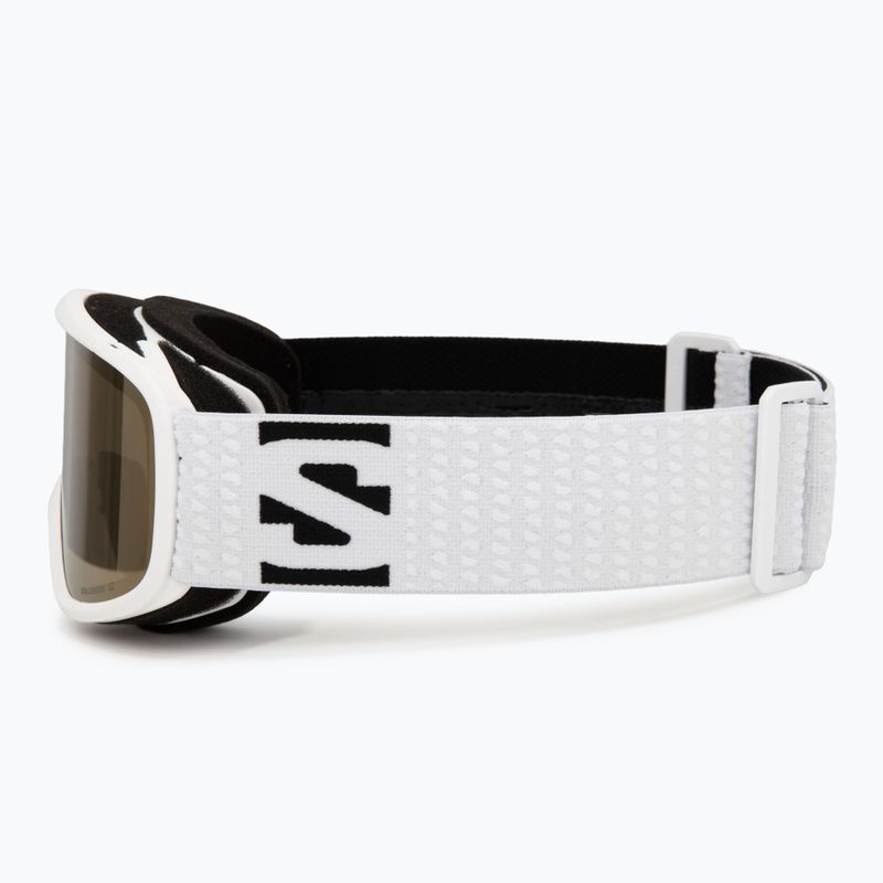 Gogle narciarskie dziecięce Salomon Lumi Acces Jr white/flash gold 4