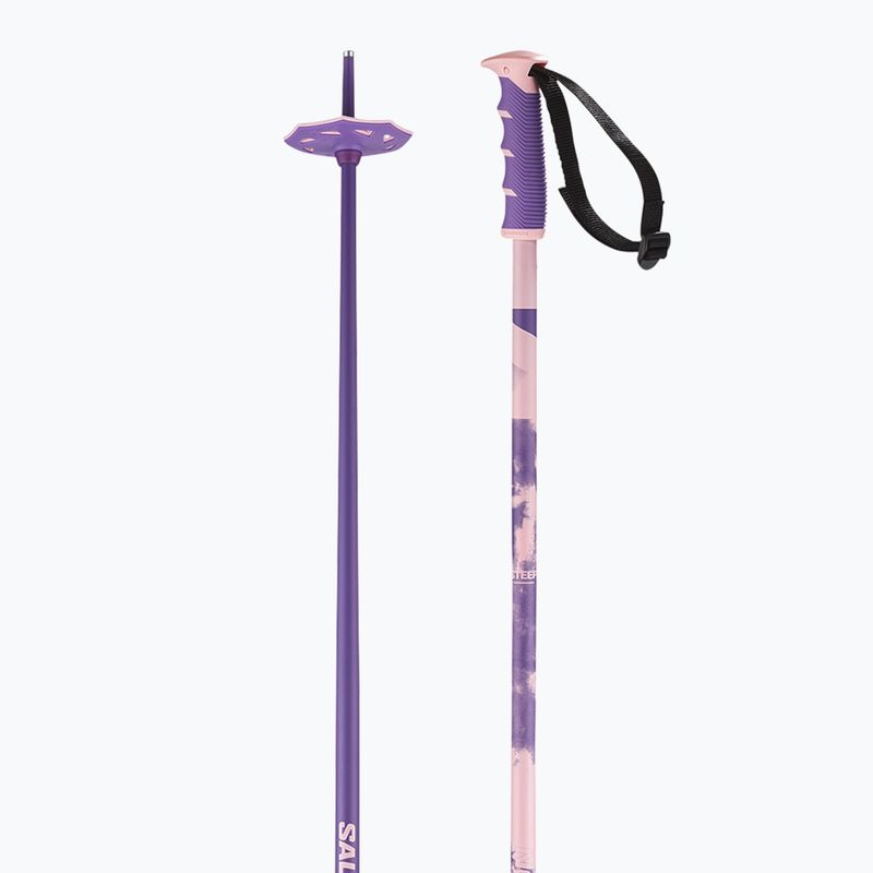 Kije narciarskie Salomon Steep purple/pink