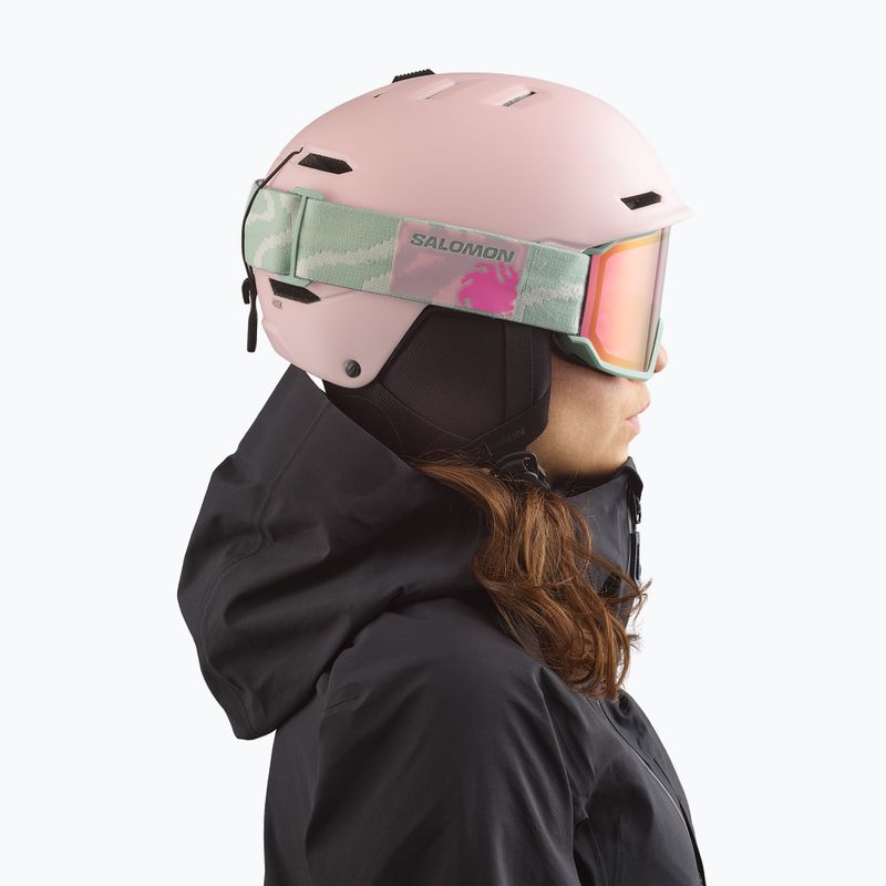 Gogle narciarskie Salomon S/View 3 iceberg green/ml ruby 6