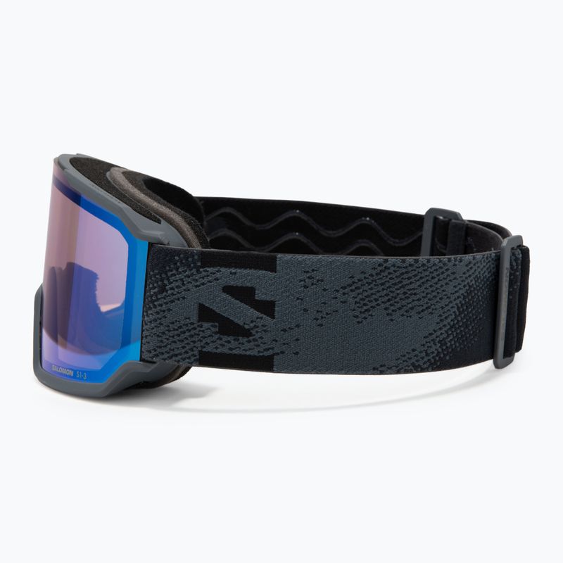 Gogle narciarskie Salomon S/View 3 Photo ebony/ml blue 4