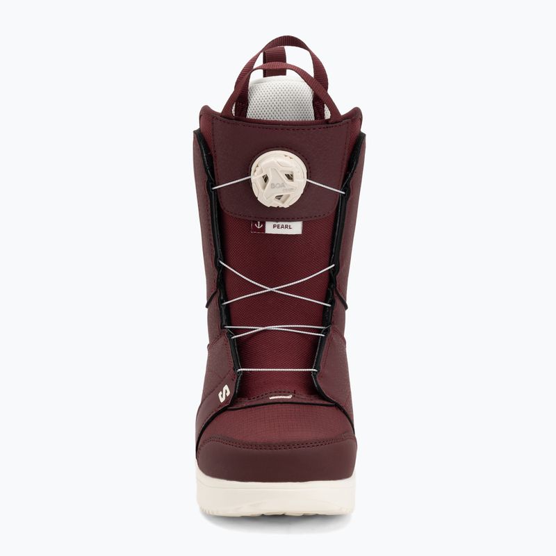 Buty snowboardowe damskie Salomon Pearl Boa W tawny port/tawny port/vanilla ice 3