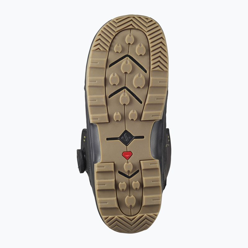 Buty snowboardowe męskie Salomon Echo Dual Boa black/black/deep lichen green 7