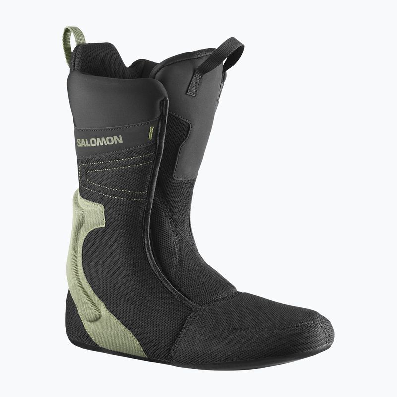 Buty snowboardowe męskie Salomon Echo Dual Boa black/black/deep lichen green 8