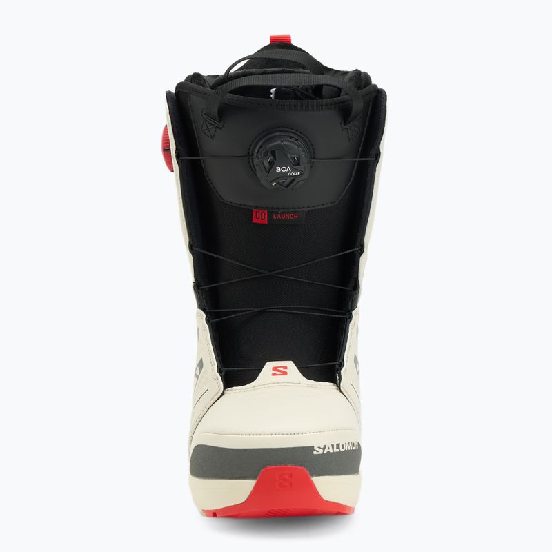Buty snowboardowe męskie Salomon Launch Boa SJ Boa almondmilk/castlerock/black 3