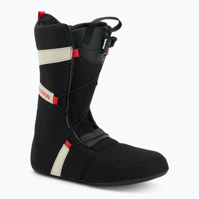 Buty snowboardowe męskie Salomon Launch Boa SJ Boa almondmilk/castlerock/black 5