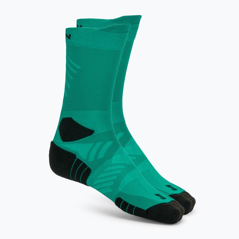 Skarpety Salomon Aero Crew dynasty green/waterfall