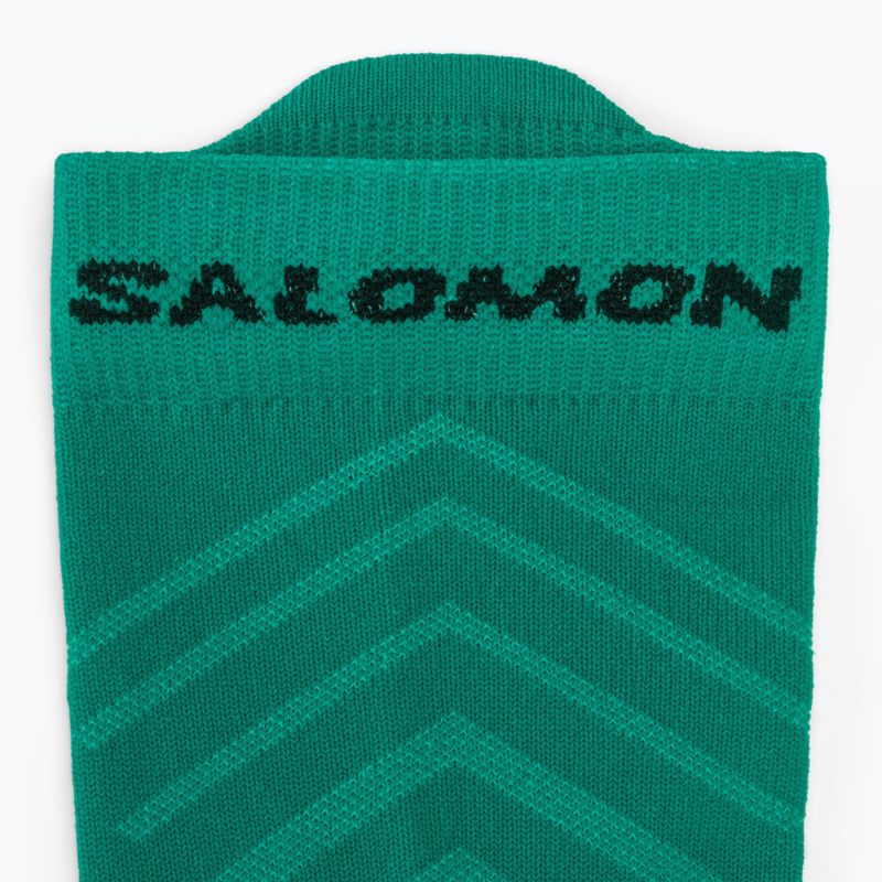 Skarpety Salomon Aero Crew dynasty green/waterfall 3