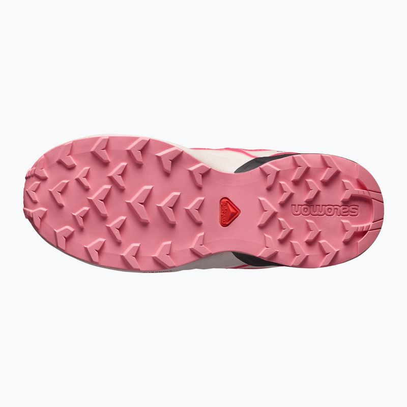 Buty do biegania dziecięce Salomon Speedcross Waterproof grisaille/hushed violet/rouge red 11