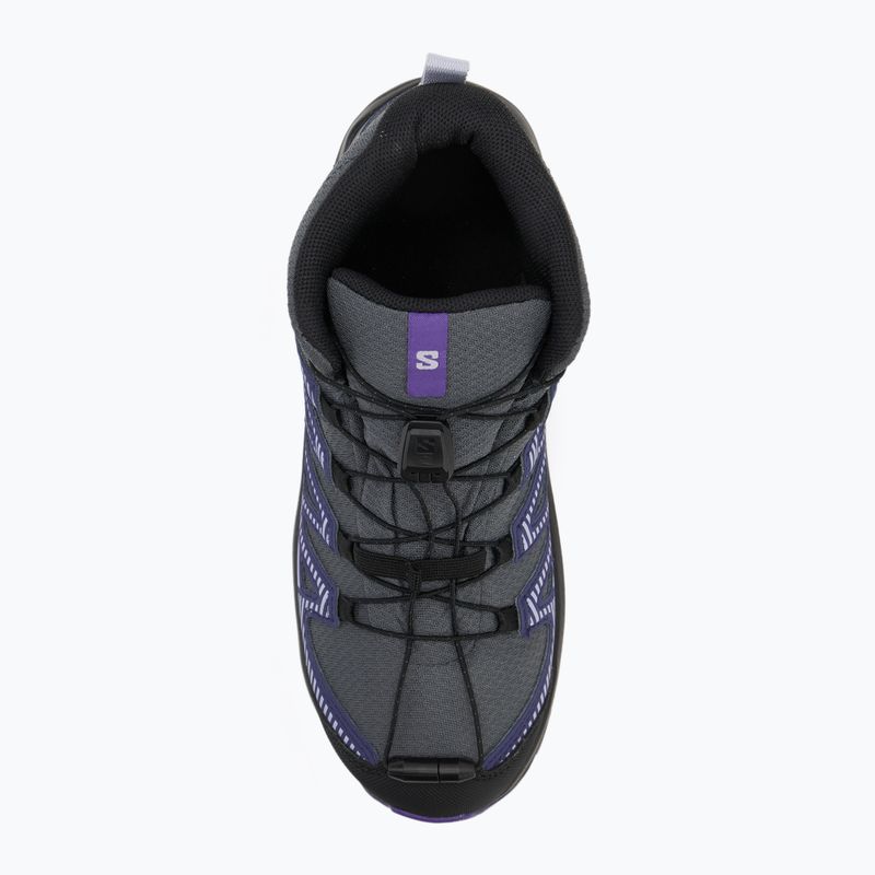 Buty turystyczne dziecięce Salomon XA Pro V8 MID WP turbulence/black/liberty 5