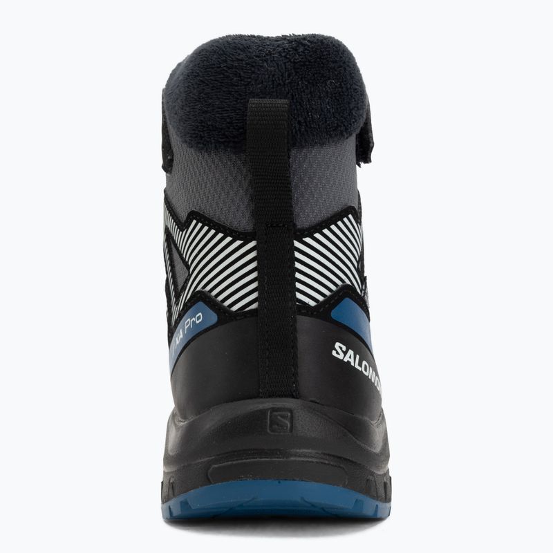 Buty turystyczne dziecięce Salomon XA Pro V8 Winter Waterproof turbulence/black/dark blue 6