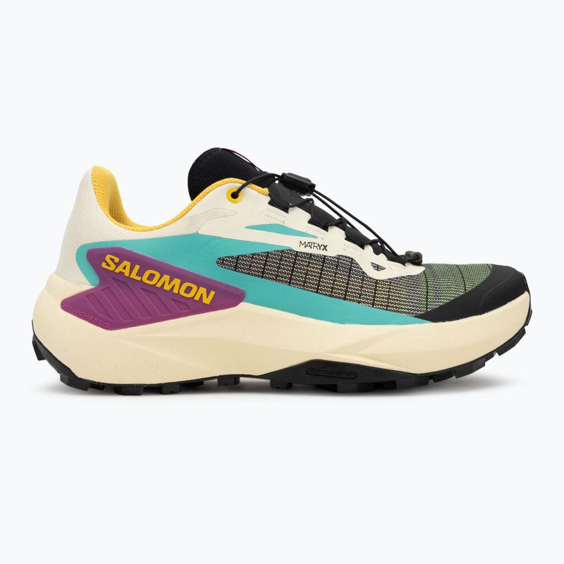 Buty do biegania damskie Salomon Genesis transparent yellow/black/willowherb 2