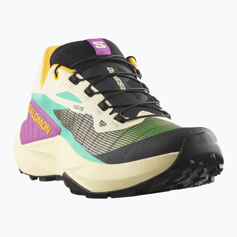 Buty do biegania damskie Salomon Genesis transparent yellow/black/willowherb