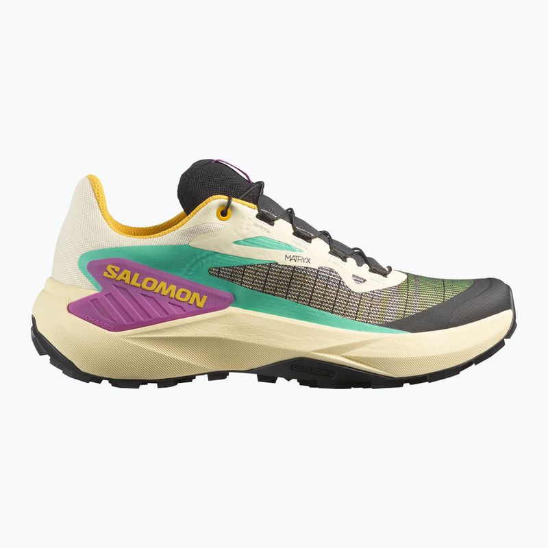 Buty do biegania damskie Salomon Genesis transparent yellow/black/willowherb 2