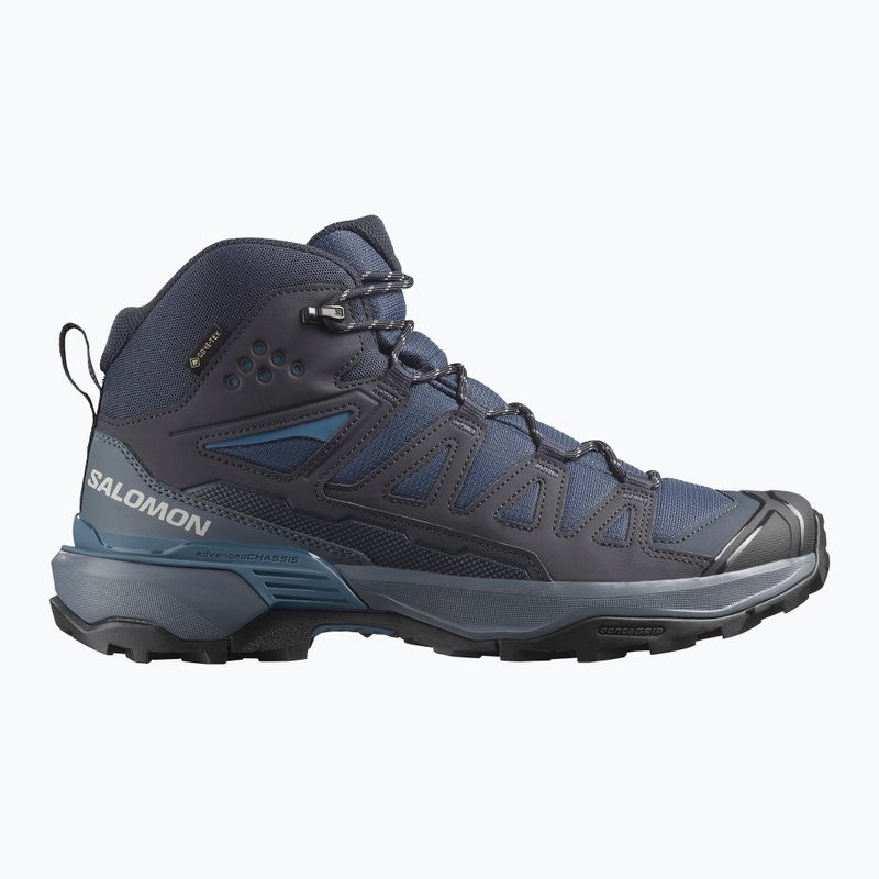 Buty trekkingowe męskie Salomon X Ultra 360 Mid GTX blue nights/dark navy/dark blue 8