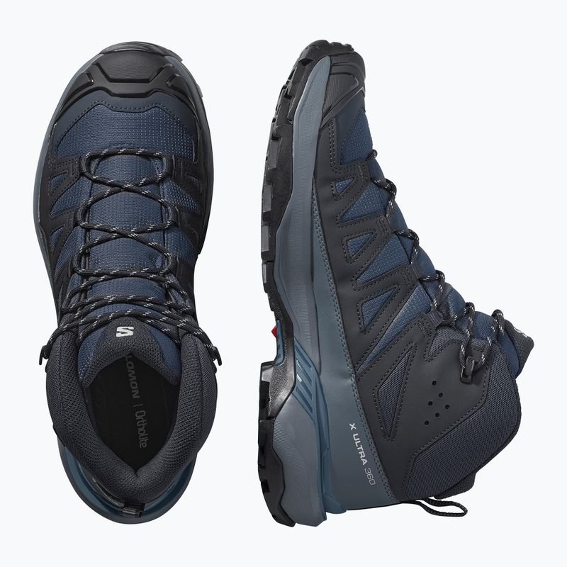 Buty trekkingowe męskie Salomon X Ultra 360 Mid GTX blue nights/dark navy/dark blue 12