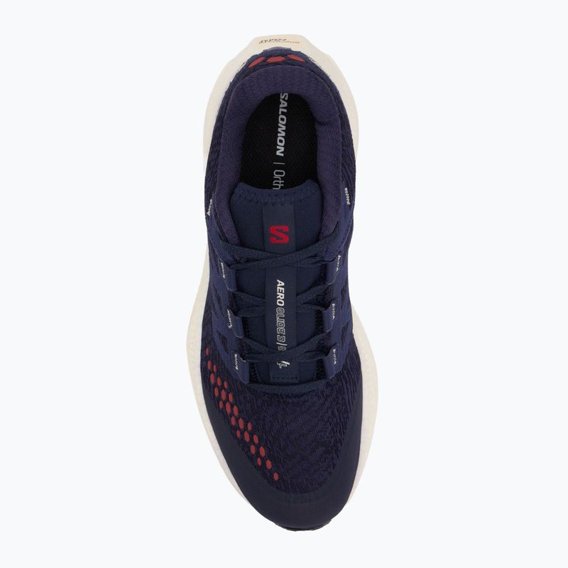 Buty do biegania męskie Salomon Aero Glide 3 Gravel astral aura/vanilla ice/haute red 5