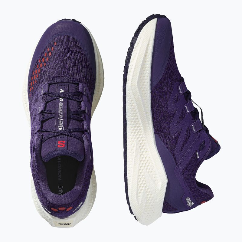 Buty do biegania męskie Salomon Aero Glide 3 Gravel astral aura/vanilla ice/haute red 12