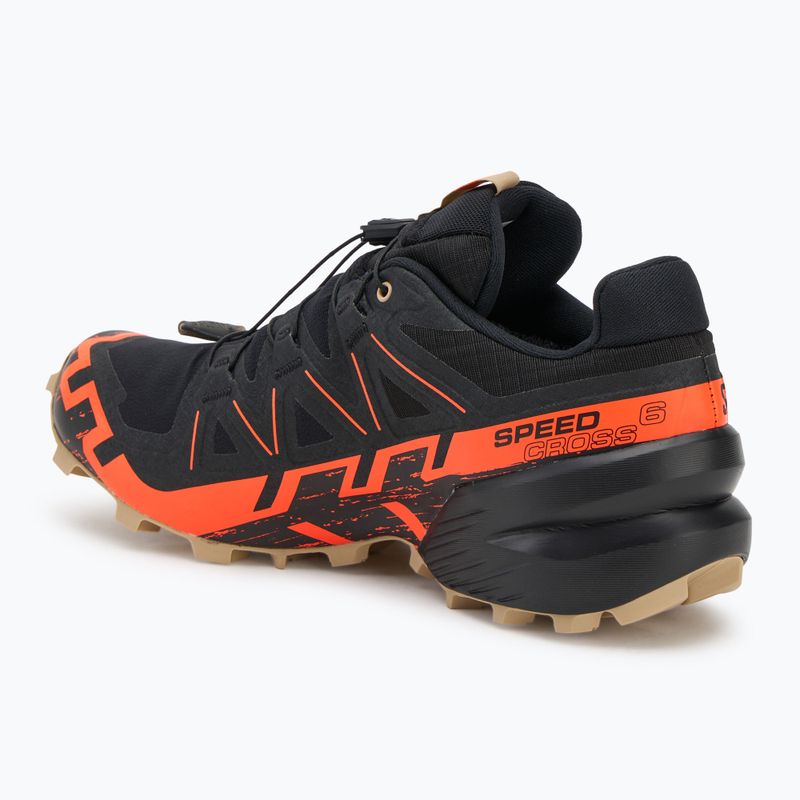 Buty do biegania męskie Salomon Speedcross 6 GTX black/shocking orange/white pepper 3