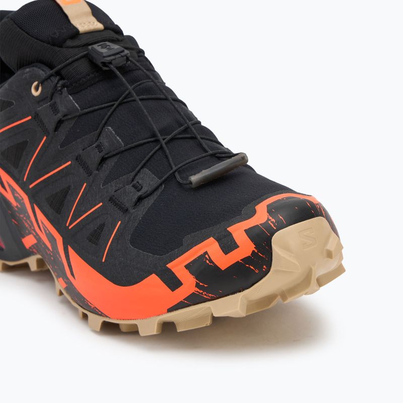 Buty do biegania męskie Salomon Speedcross 6 GTX black/shocking orange/white pepper 7