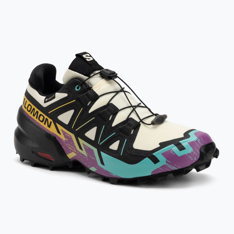Buty do biegania męskie Salomon Speedcross 6 GTX transparent yellow/black/waterfall
