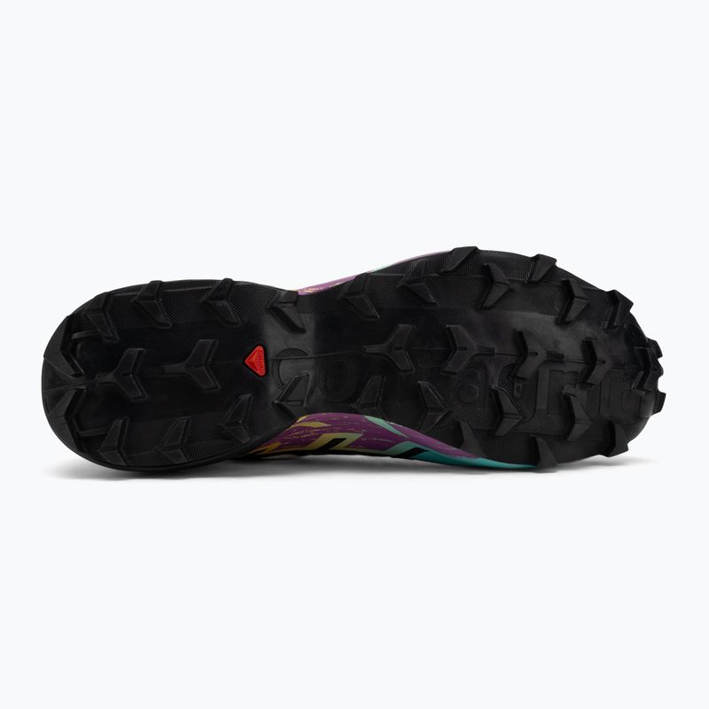 Buty do biegania męskie Salomon Speedcross 6 GTX transparent yellow/black/waterfall 4