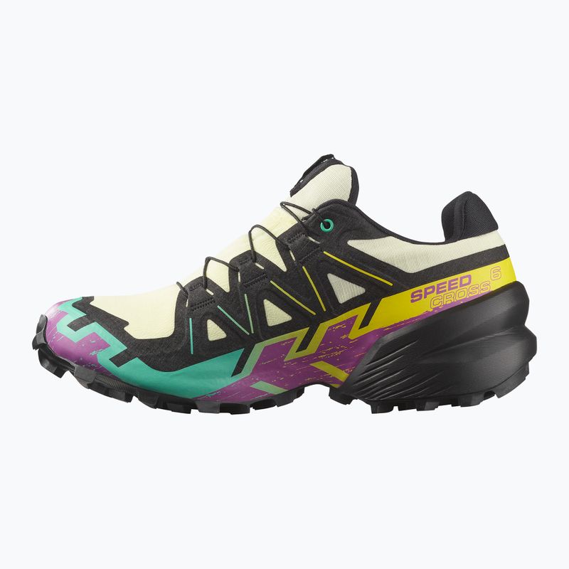 Buty do biegania damskie Salomon Speedcross 6 GTX transparent yellow/black/waterfall 9