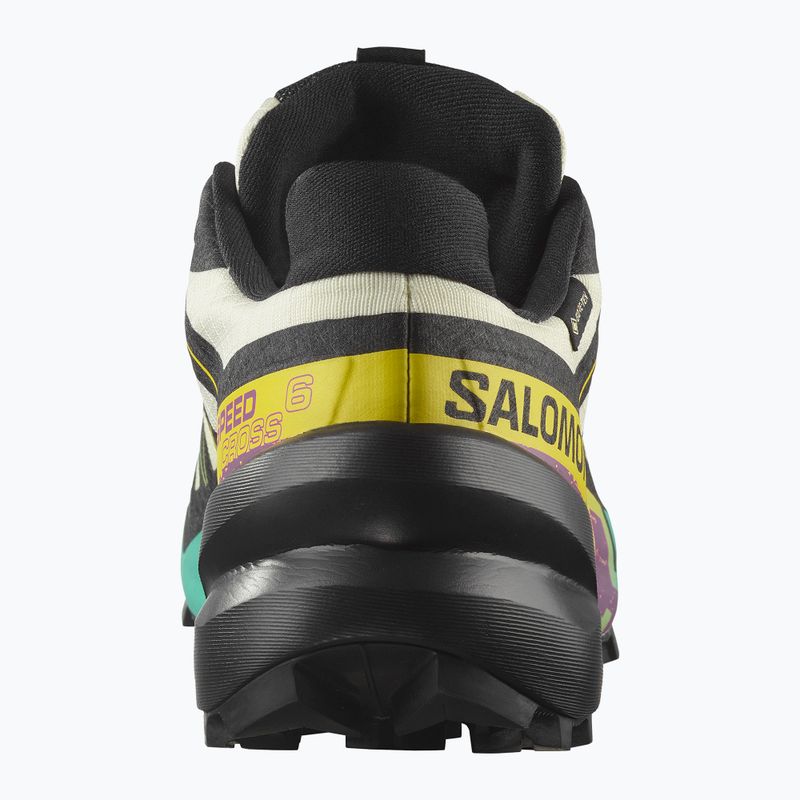 Buty do biegania damskie Salomon Speedcross 6 GTX transparent yellow/black/waterfall 10