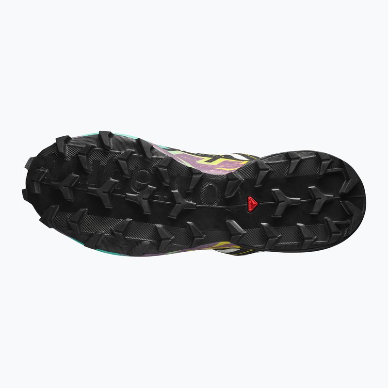 Buty do biegania damskie Salomon Speedcross 6 GTX transparent yellow/black/waterfall 11