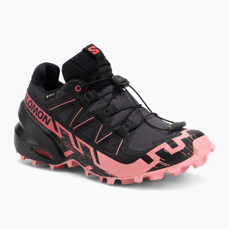Buty do biegania damskie Salomon Speedcross 6 GTX nine iron/black/flamingo pink