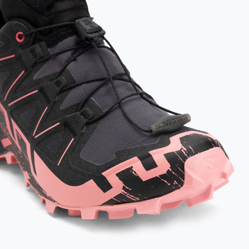 Buty do biegania damskie Salomon Speedcross 6 GTX nine iron/black/flamingo pink 7