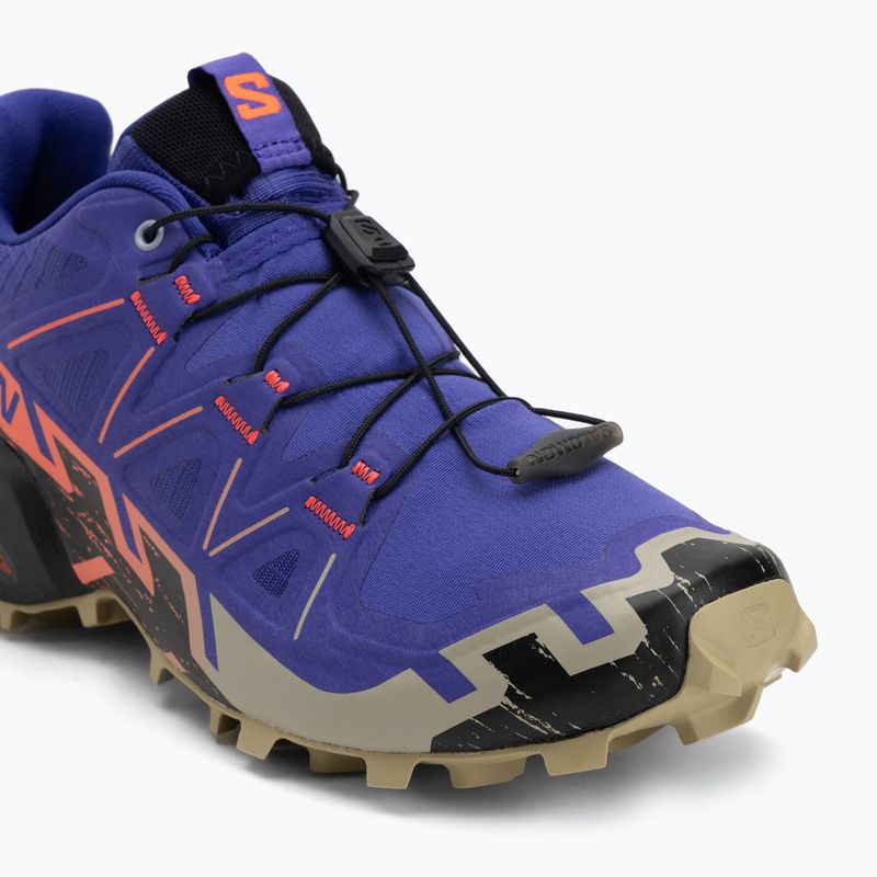 Buty do biegania damskie Salomon Speedcross 6 liberty/black/neon flame 7