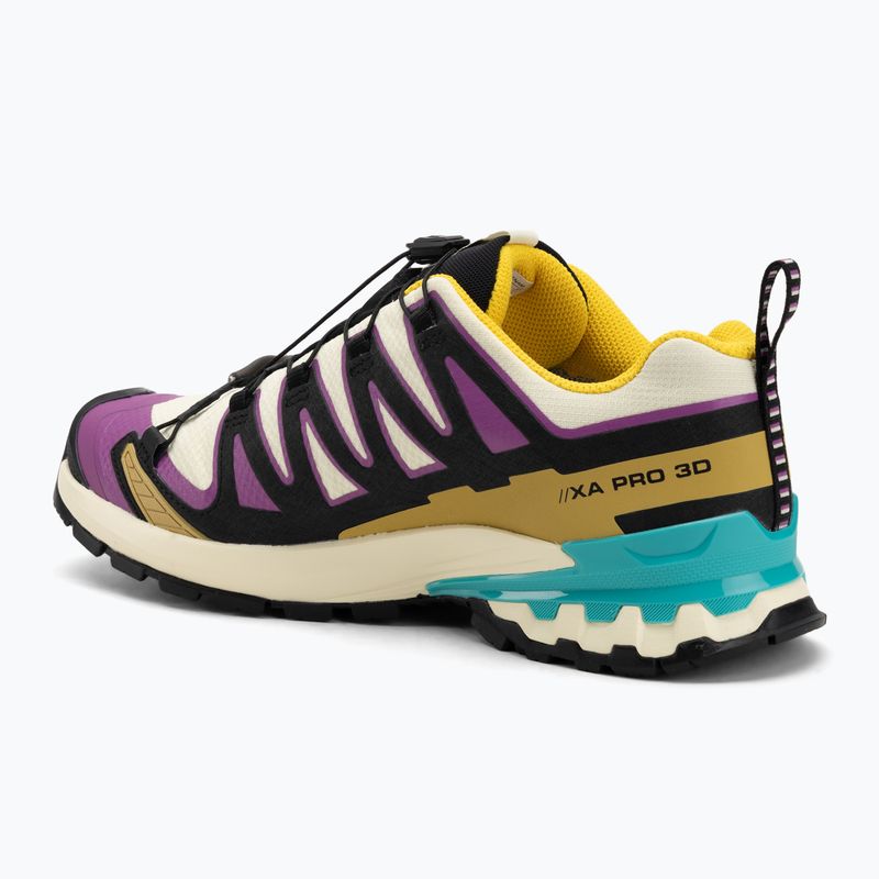 Buty do biegania męskie Salomon XA PRO 3D V9 GTX transparent yellow/black/waterfall 3