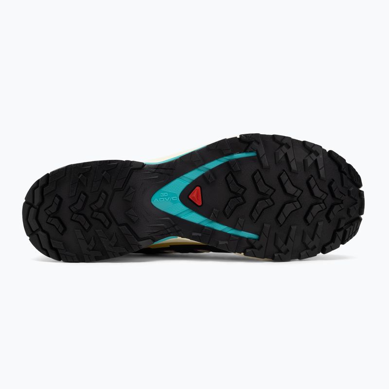Buty do biegania męskie Salomon XA PRO 3D V9 GTX transparent yellow/black/waterfall 4