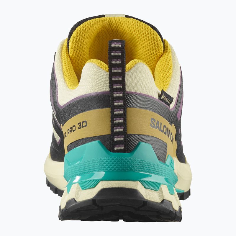 Buty do biegania damskie Salomon XA PRO 3D V9 GTX transparent yellow/black/waterfall 3