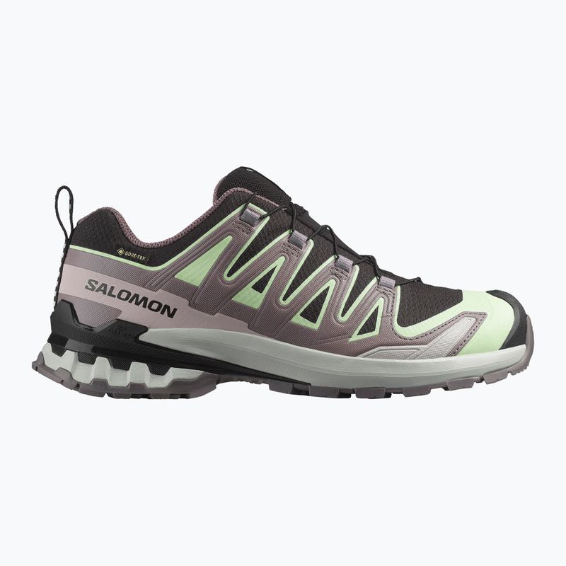 Buty do biegania damskie Salomon XA PRO 3D V9 GTX black/patina green/gray violet 8