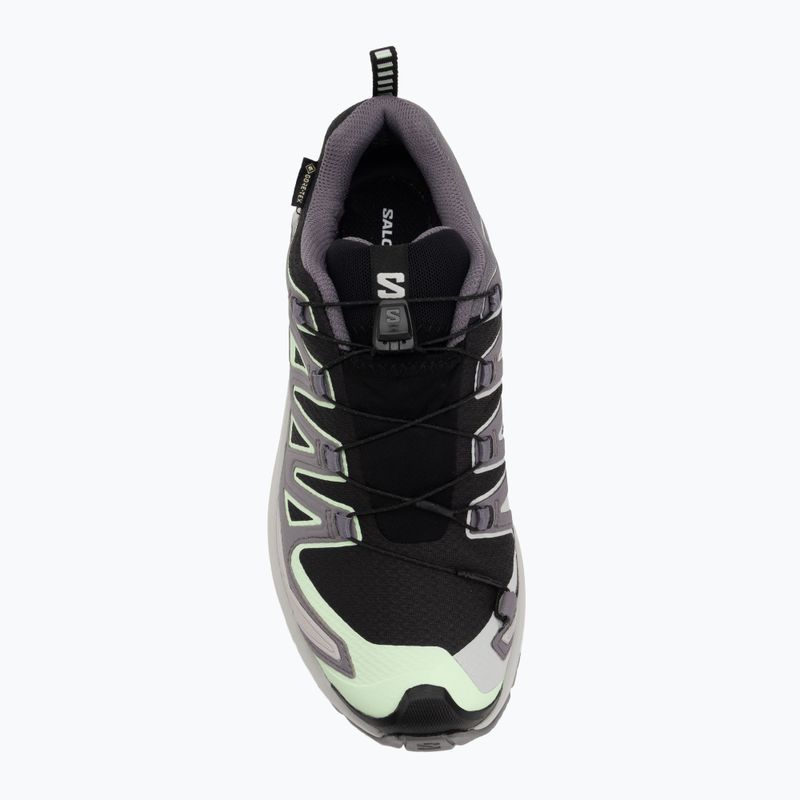 Buty do biegania damskie Salomon XA PRO 3D V9 GTX black/patina green/gray violet 5