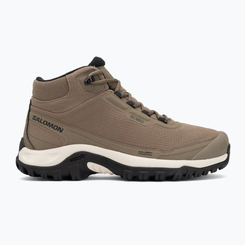 Buty trekkingowe męskie Salomon Shelter WP stone gray/black/rainy day 2