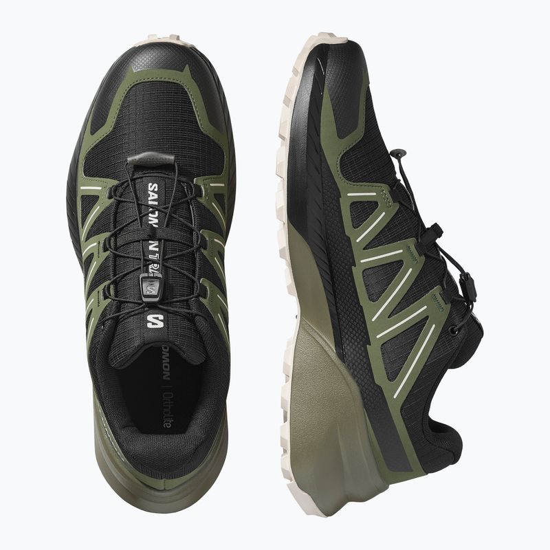 Buty do biegania męskie Salomon Speedcross Peak black/black forest/rainy day 6